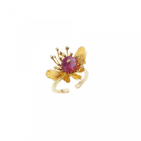 Lewanowicz FLOWER CHILDREN RING WITH RYBY